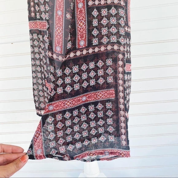 Bohemian bell sleeves blouse Size Medium - Picture 9 of 10